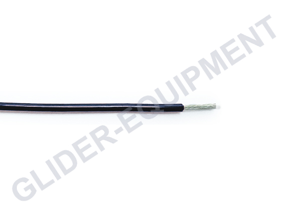 Tefzel kabel AWG20 (0.73mm²) zwart [M22759/16-20-0]